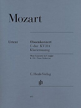 Wolfgang Amadeus Mozart Notenblätter Konzert C-Dur KV314