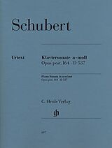 Franz Schubert Notenblätter Sonate a-Moll oppost.164 D537