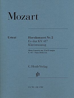 Wolfgang Amadeus Mozart Notenblätter Konzert Es-Dur Nr.2 KV417 für Horn und Orchester