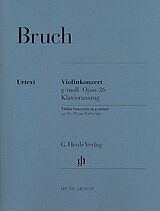 Max Bruch Notenblätter Konzert g-Moll op.26 für Violine und Orchester