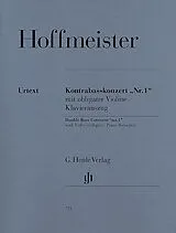 Franz Anton Hoffmeister Notenblätter Konzert Nr.1 für Kontrabass, obl. Violine und Orchester