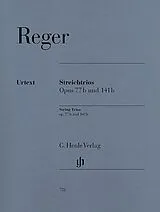 Max Reger Notenblätter Trios op.77b und op.141b