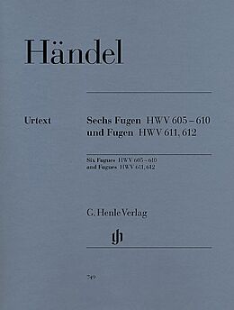 Georg Friedrich Händel Notenblätter 8 Fugen HWV605-612