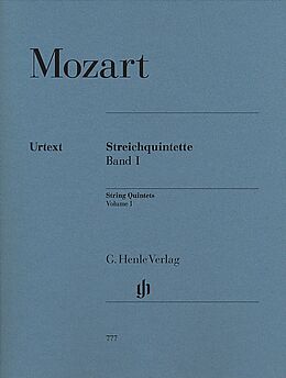 Wolfgang Amadeus Mozart Notenblätter Quintette Band 1