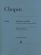 Frédéric Chopin Notenblätter Nocturne cis-Moll op.post
