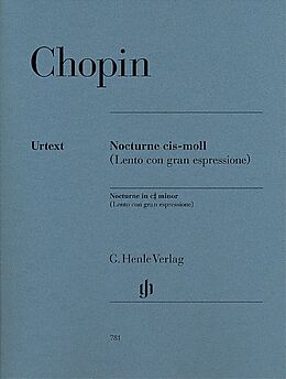 Frédéric Chopin Notenblätter Nocturne cis-Moll op.post