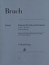 Max Bruch Notenblätter Romanze F-Dur op.85 für Viola und Orchester