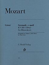 Wolfgang Amadeus Mozart Notenblätter Serenade c-Moll KV388