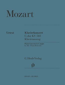 Wolfgang Amadeus Mozart Notenblätter Konzert C-Dur KV503 für Klavier und Orchester