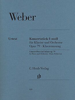 Carl Maria von Weber Notenblätter Konzertstück f-Moll op.79 für Klavier und Orchester