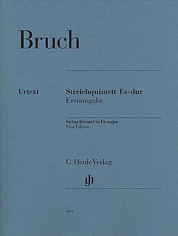 Max Bruch Notenblätter Quintett Es-Dur