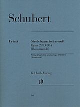 Franz Schubert Notenblätter Streichquartett a-Moll op.29 D804