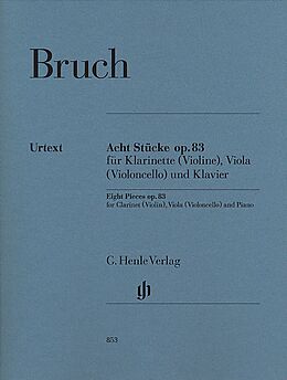 Max Bruch Notenblätter 8 Stücke op.83