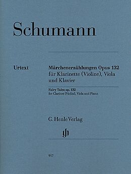Robert Schumann Notenblätter Märchenerzählungen op.132