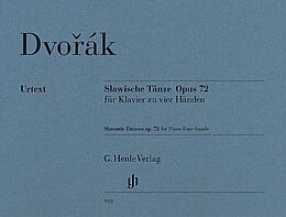 Antonin Leopold Dvorak Notenblätter Slawische Tänze op.72