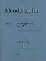 Felix Mendelssohn-Bartholdy Notenblätter Rondo capriccioso op.14