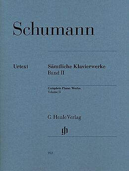 Robert Schumann Notenblätter Sämtliche Klavierwerke Band 2
