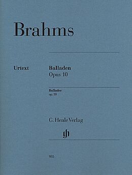 Johannes Brahms Notenblätter Balladen op.10