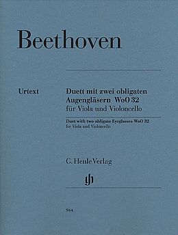 Ludwig van Beethoven Notenblätter Duett mit zwei obligaten Augengläsern