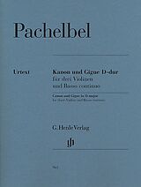 Johann Pachelbel Notenblätter Kanon und Gigue D-Dur
