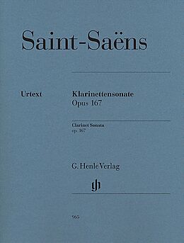 Camille Saint-Saens Notenblätter Sonate op.167