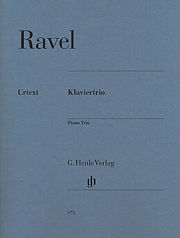 Maurice Ravel Notenblätter Trio