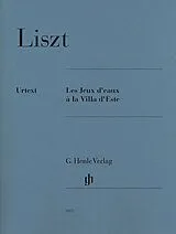 Franz Liszt Notenblätter Les jeux deaux à la Villa dEste