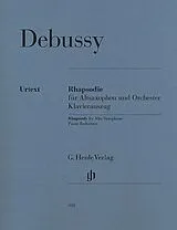 Claude Debussy Notenblätter Rhapsodie für Altsaxophon und Orchester