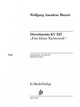 Wolfgang Amadeus Mozart Notenblätter Eine kleine Nachtmusik KV525