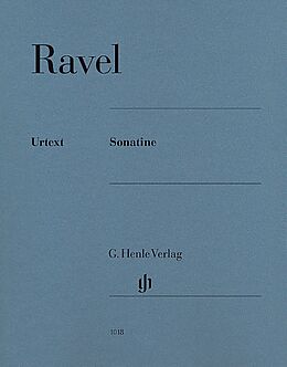 Maurice Ravel Notenblätter Sonatine