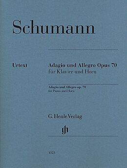 Robert Schumann Notenblätter Adagio und Allegro op.70