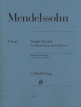Felix Mendelssohn-Bartholdy Notenblätter Sonate Es-Dur