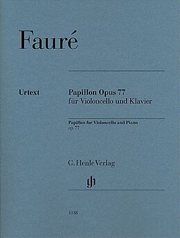 Gabriel Urbain Fauré Notenblätter Papillon op.77
