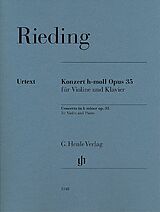 Oskar Rieding Notenblätter Konzert h-Moll op.35