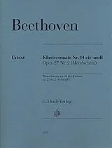 Kartonierter Einband Ludwig van Beethoven - Klaviersonate Nr. 14 cis-moll op. 27 Nr. 2 (Mondscheinsonate) von Ludwig van Beethoven