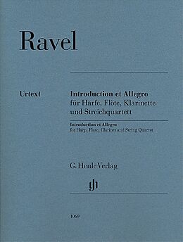 Maurice Ravel Notenblätter Introduction et Allegro