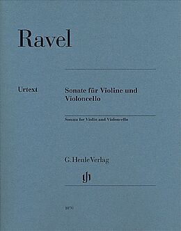 Maurice Ravel Notenblätter Sonate