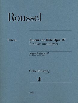 Albert Charles Paul Roussel Notenblätter Joueurs de flûte op.27