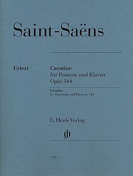 Camille Saint-Saens Notenblätter Cavatine op.144
