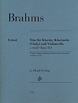 Johannes Brahms Notenblätter Trio a-Moll op.114