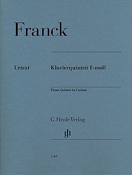 César Franck Notenblätter Quintett f-Moll