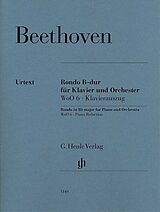 Ludwig van Beethoven Notenblätter Rondo B-Dur WoO6 für Klavier und Orchester