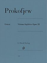 Serge Prokofieff Notenblätter Visions fugitives op. 22