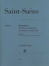 Camille Saint-Saëns Notenblätter Romanzen für Horn und Klavier