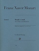 Franz Xaver Mozart Notenblätter Rondo e-Moll