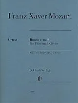 Franz Xaver Mozart Notenblätter Rondo e-Moll
