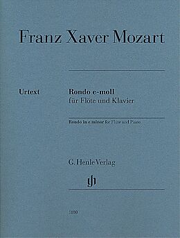 Franz Xaver Mozart Notenblätter Rondo e-Moll