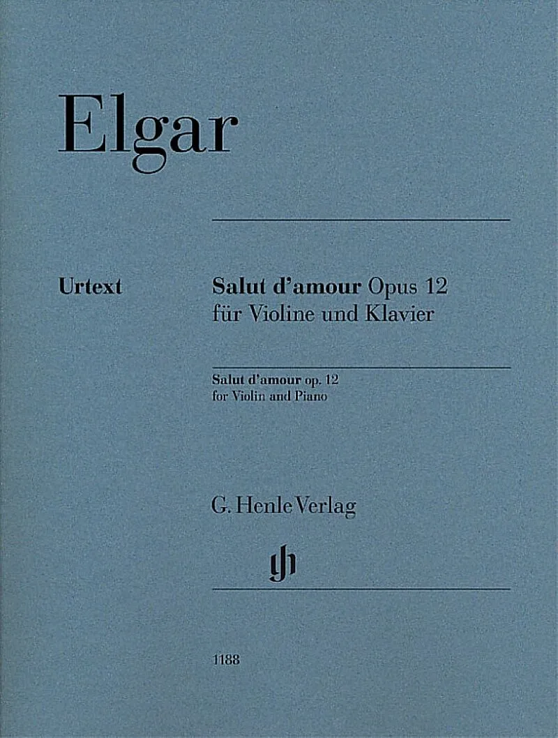 Edward Elgar - Salut damour op. 12 für Violine und Klavier