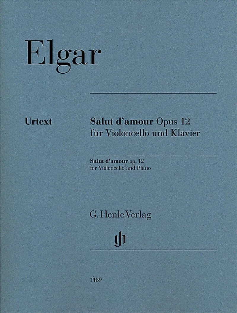Edward Elgar - Salut damour op. 12 für Violoncello und Klavier