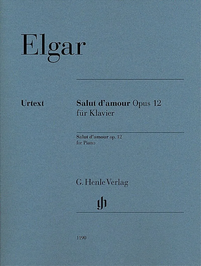 Edward Elgar - Salut damour op. 12 für Klavier